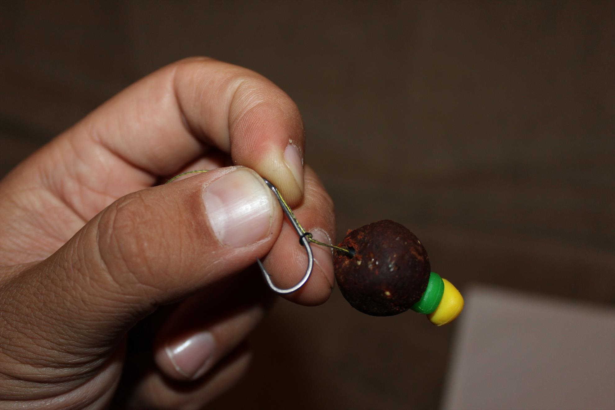 O montura de vara.. - Se fixeaza anoul aproximativ in zona spinului